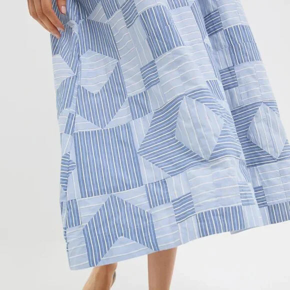 Sea New Work Helmi Striped Shirting Midi Dress - Picture 6 of 16